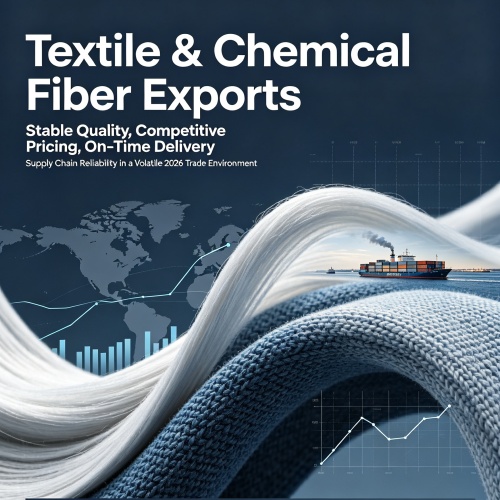 Export von Textilien & Chemiefasern: Stabile Qualität, wettbewerbsfähige Preise, pünktliche Lieferung