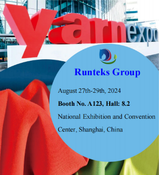 Einladung der Runteks Group zur Garnmesse Herbst 2024 in Shanghai