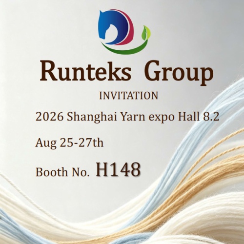 Runteks präsentiert neue Kollektionen auf der Shanghai Yarn Expo 2026 – Willkommen am Stand H148