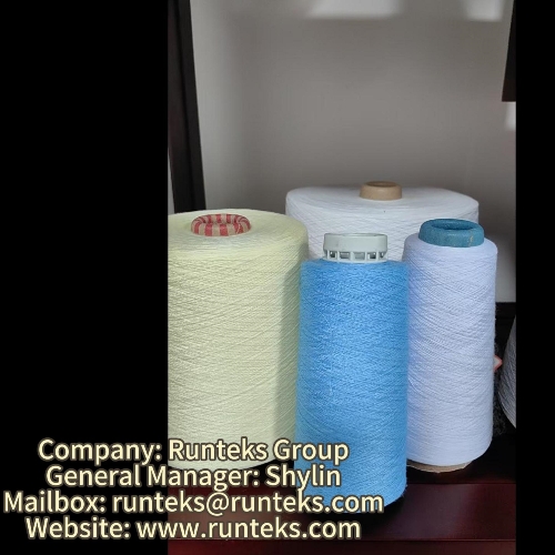 Farbe des Polyester-Stapelfasergarns