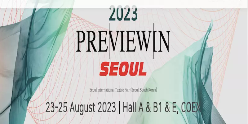 Vorschau in SEOUL 2023 / Seoul International Textile Fair