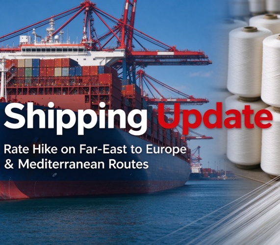 Versand-Update: Preiserhöhung auf den Routen Fernost nach Europa und in den Mittelmeerraum ab 19. Okt.